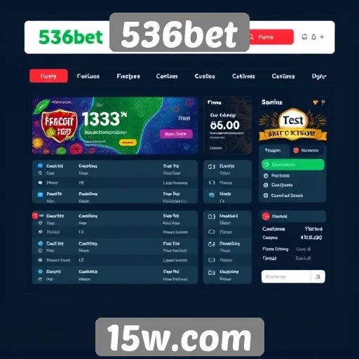 Interface e experiência do usuário no 536bet