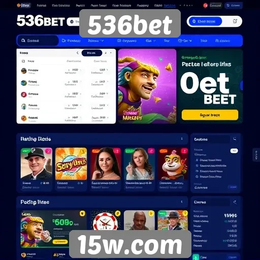 Navegação e usabilidade do site 536bet